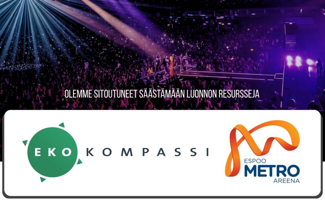Espoo Metro Areenalle Ekokompassi -ympäristösertifikaatti